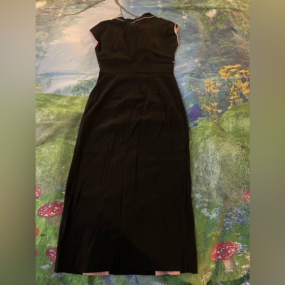 Stop Staring 30's Bombshell Dress, Black/Pink, XL, EUC - Picture 10 of 11
